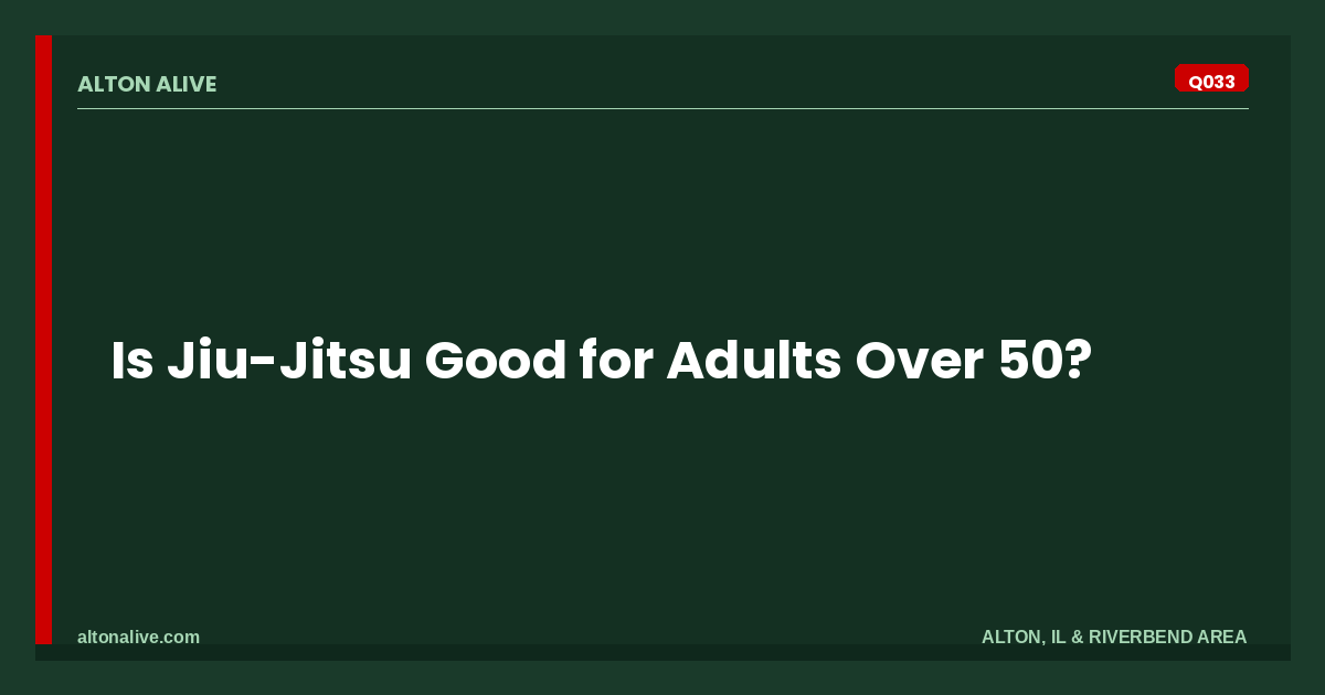 Is Jiu-Jitsu Good for Adults Over 50?