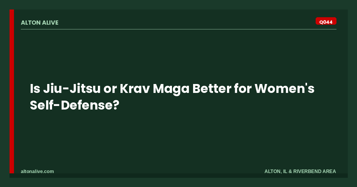 Jiu-Jitsu or Krav Maga for Women's Self-Defense?